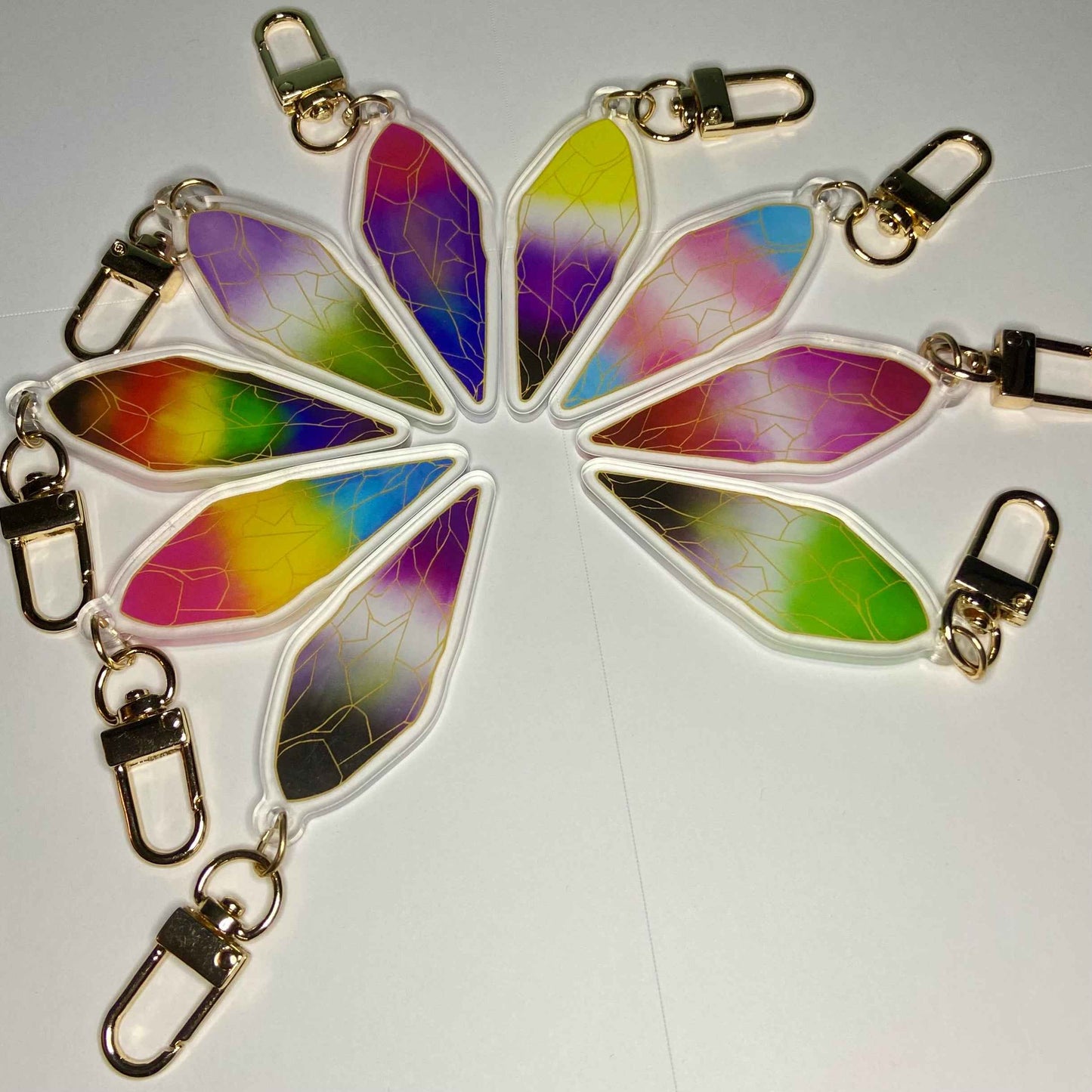 2.5" Recycled Acrylic Keychains - Pride Variants