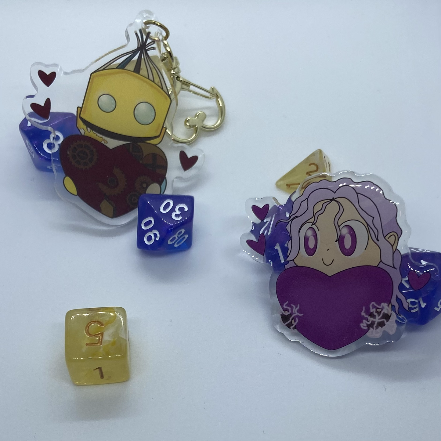 Critical Role Inspired Keychains & Pins.