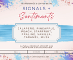 Heartstrings & Coffee Beans Candles: Signals + Sentiments
