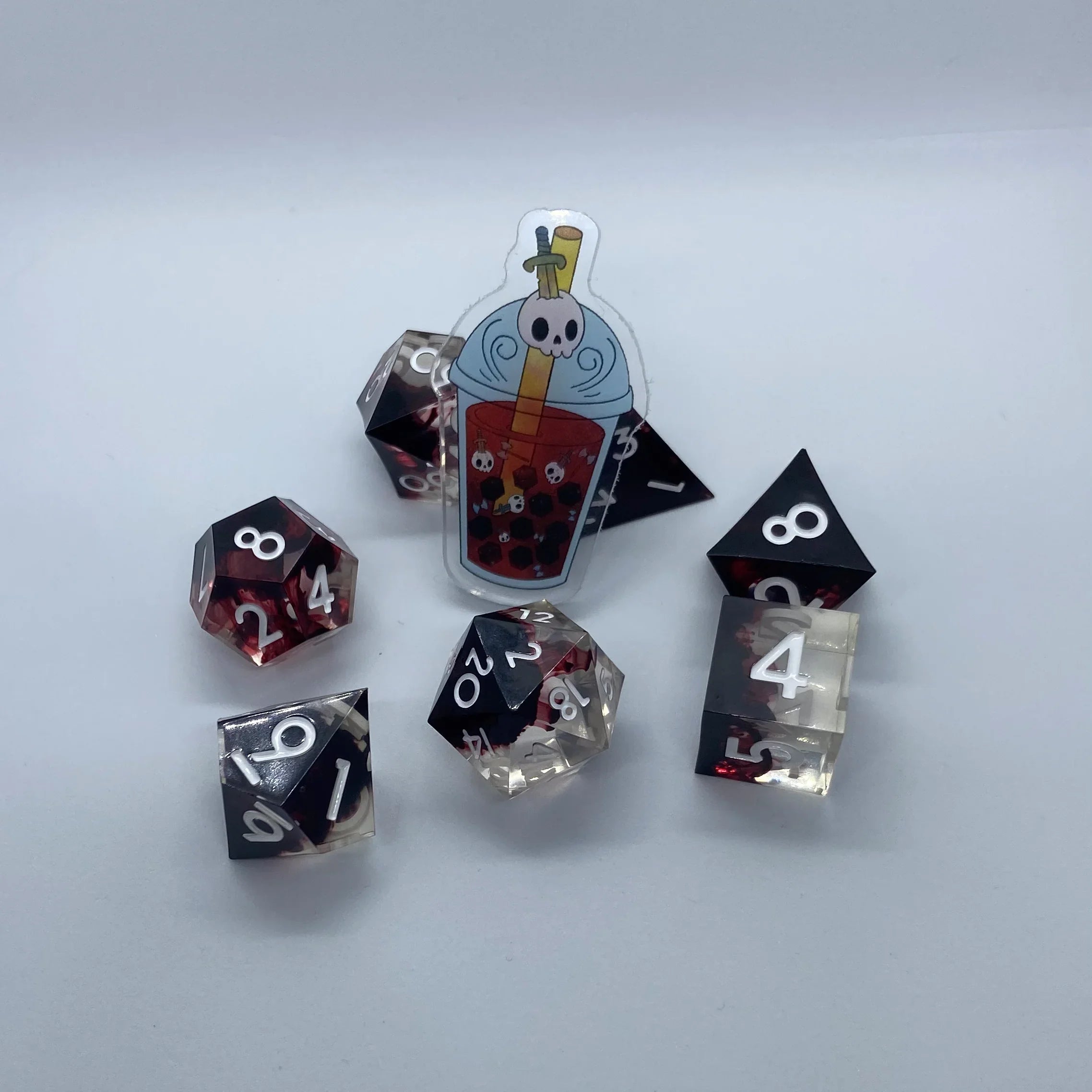 D&D Boba Recycled Acrylic Pins.