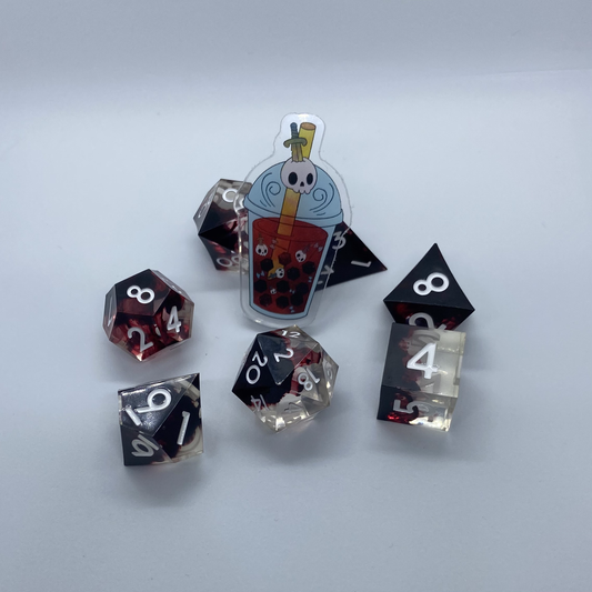 D&D Boba Recycled Acrylic Pins.