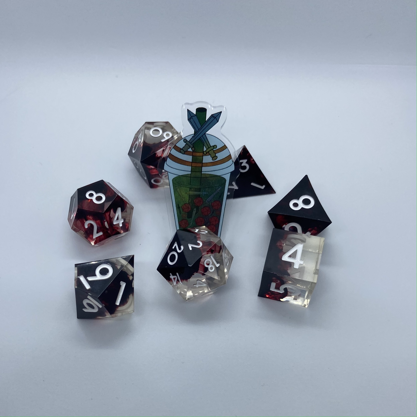 D&D Boba Recycled Acrylic Pins.