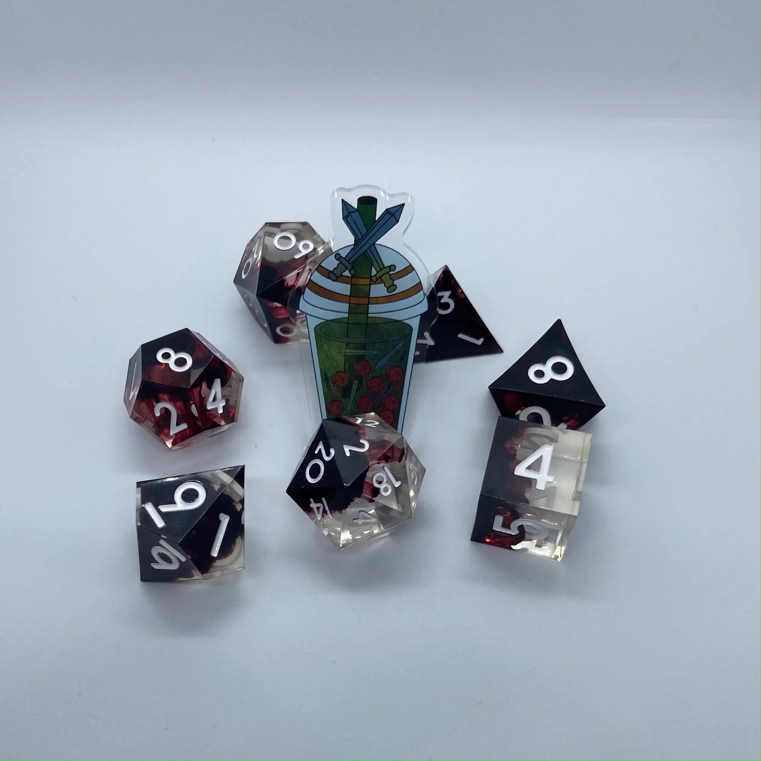 D&D Boba Recycled Acrylic Pins.