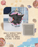 4" Trans Rights or I Bites - Acrylic Standee