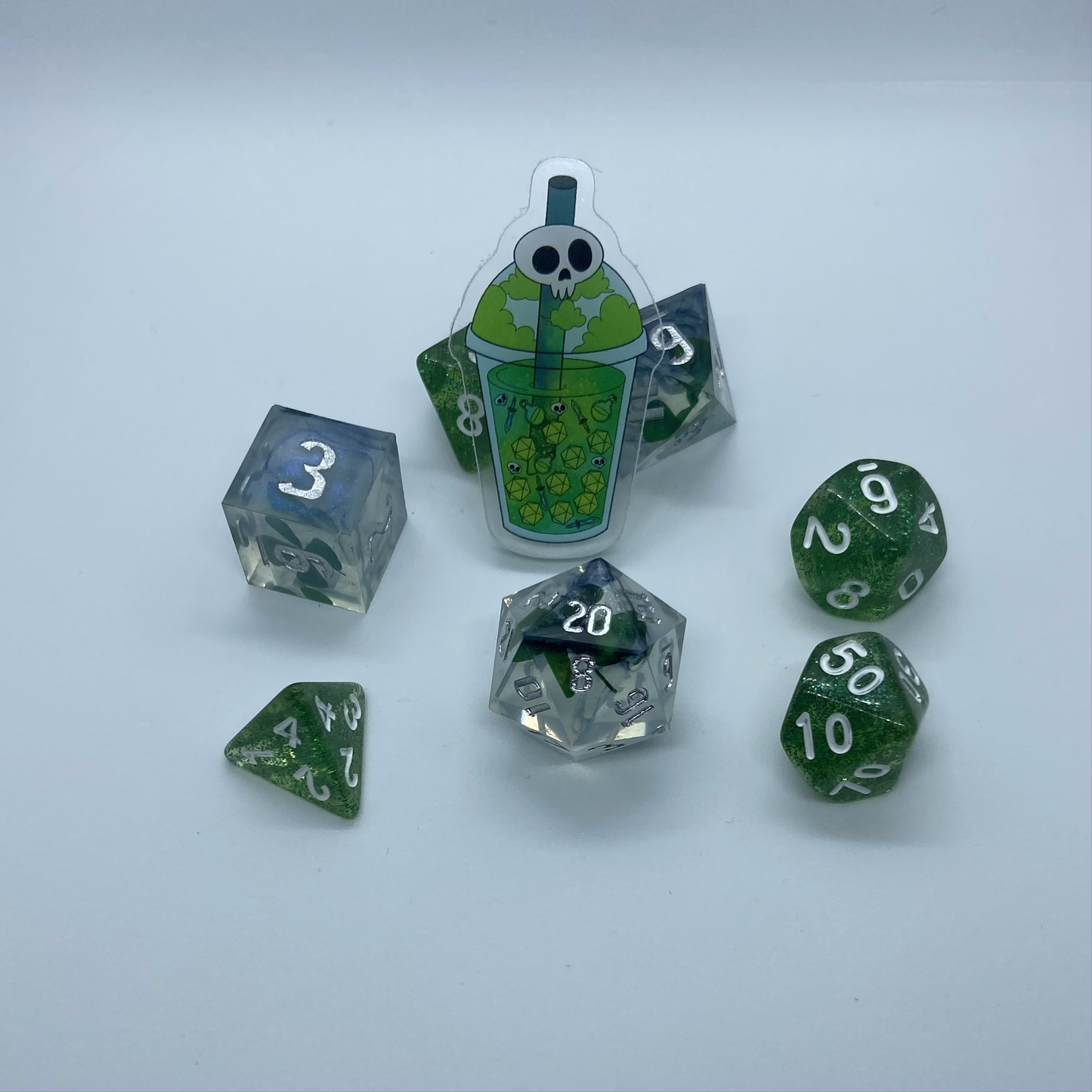 D&D Boba Recycled Acrylic Pins.