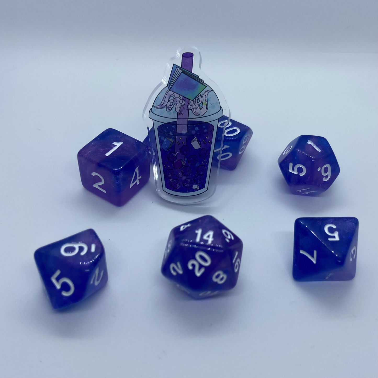 D&D Boba Recycled Acrylic Pins.