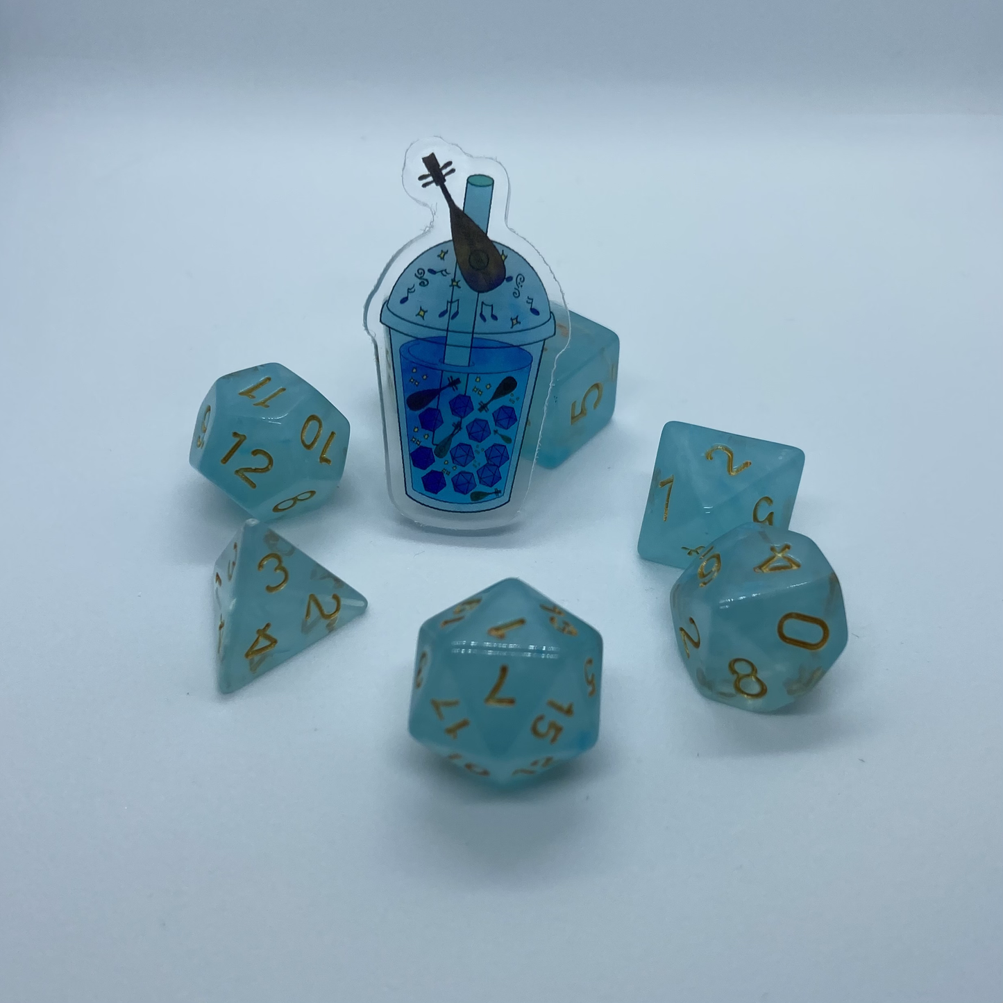 D&D Boba Recycled Acrylic Pins.