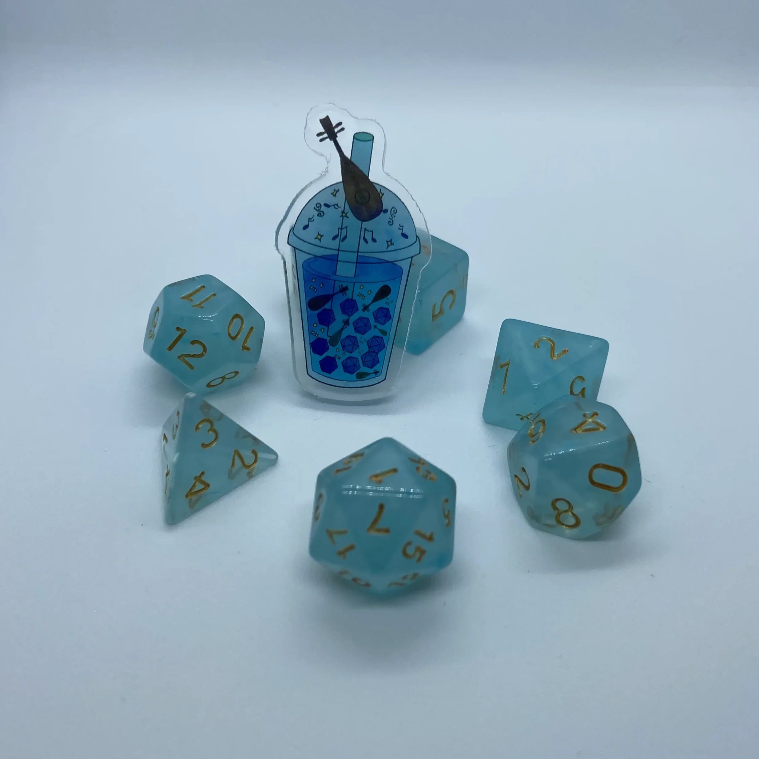 D&D Boba Recycled Acrylic Pins.