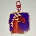 2.5" Wooden Keychain - Dragon