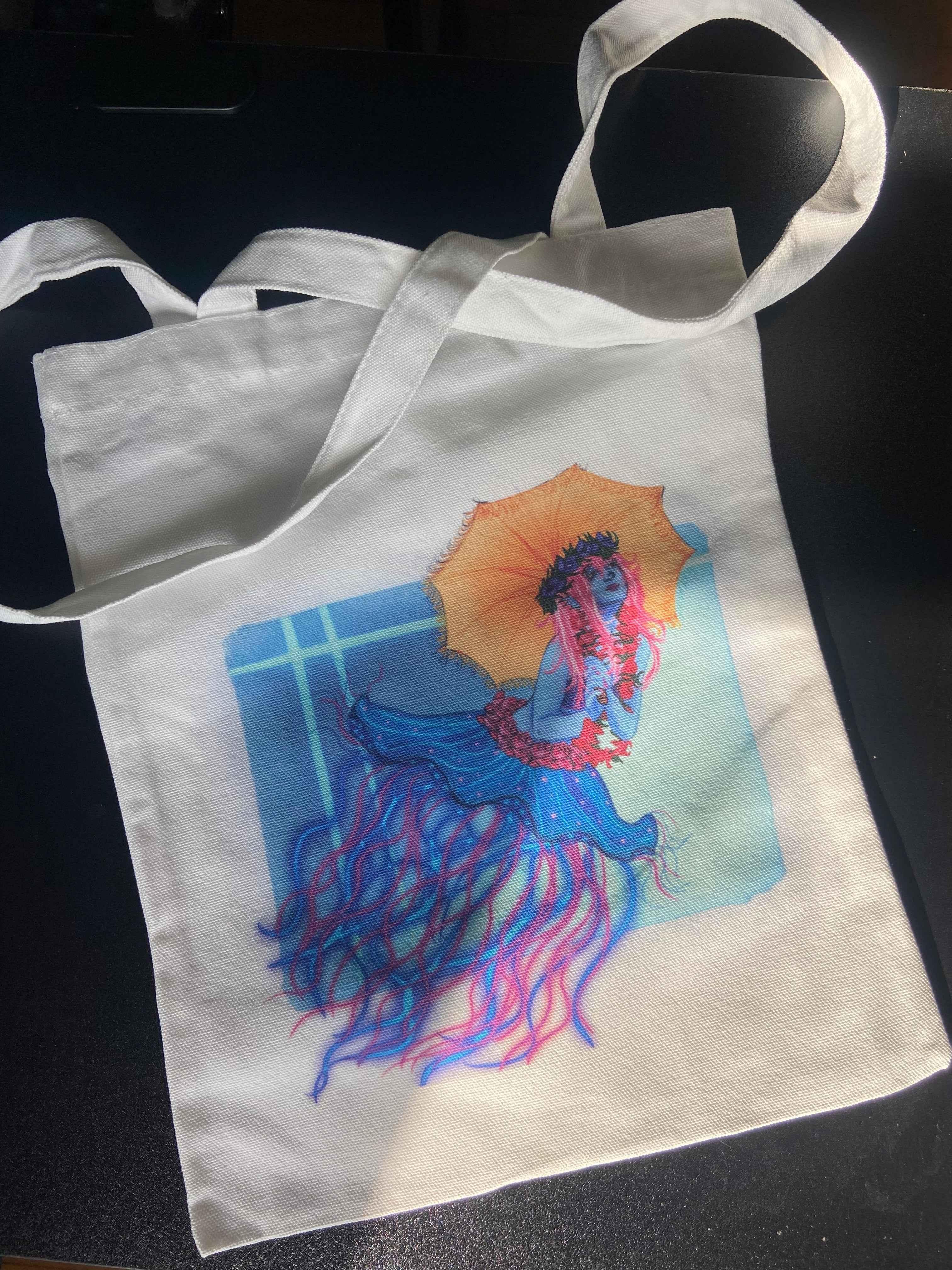 11x13 Canvas Tote Bags by Highly Caffeinated Art