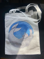 11x13 Canvas Tote Bags by Highly Caffeinated Art