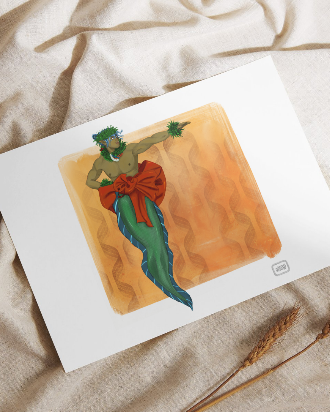 Hula Olur, 2024 Mermay Prompts Art Print