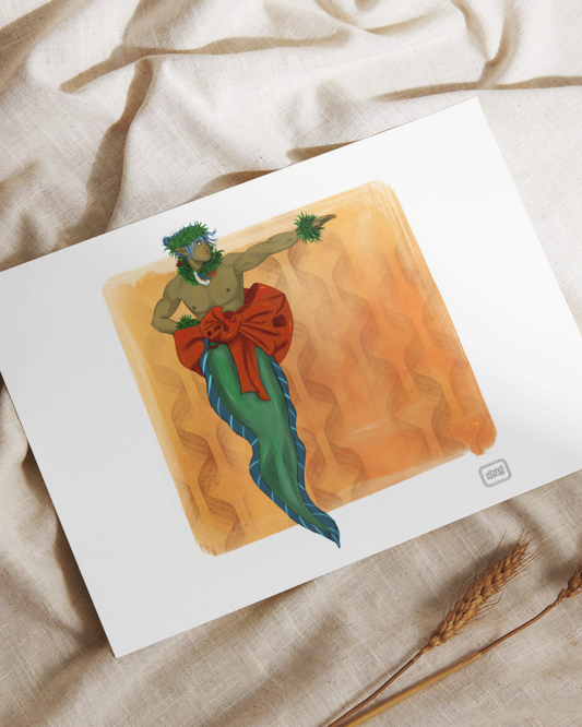 Hula Olur, 2024 Mermay Prompts Art Print