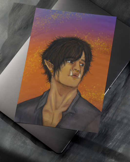 Simon Bust Art Print