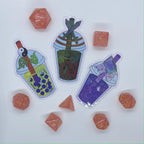 D&D Boba Vinyl Stickers.