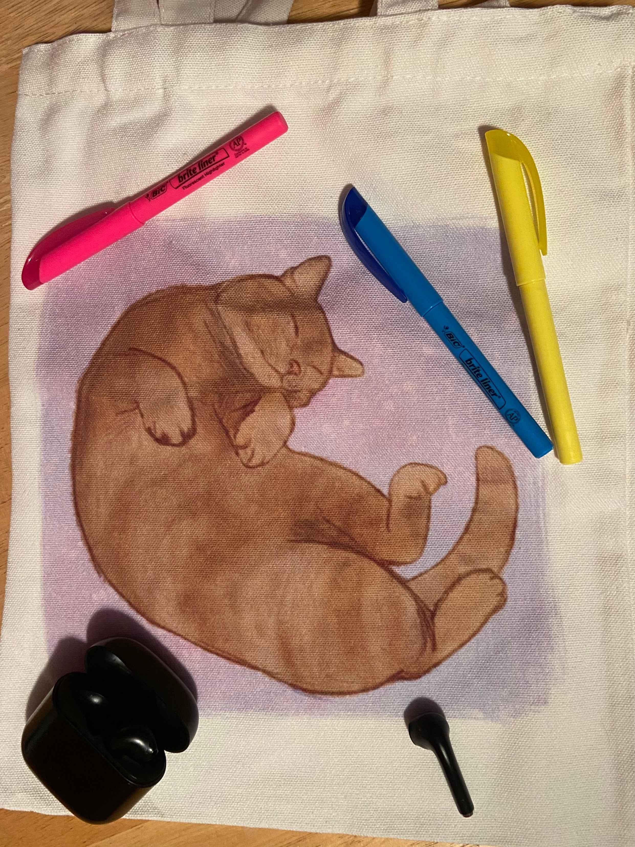 11x13 Canvas Tote Bags by Highly Caffeinated Art